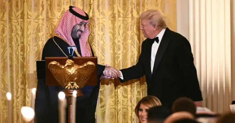 ট্রাম্প ও সৌদি যুবরাজ মুহাম্মদ বিন সালমান